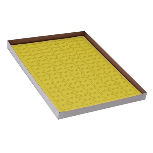 Nevs Cryo Label Laser Sheets 24x13mm for 0.5ml Tubes Yellow - LCL-121-Y