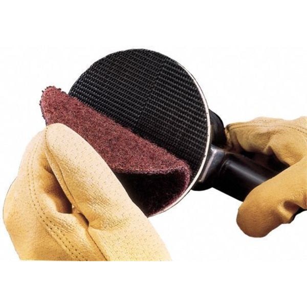 Scotch-Brite Hook-and-Loop Surface Conditioning Disc, 5" Dia, No Hole, Aluminum Oxide, Not Applicable Grit - 7100141917