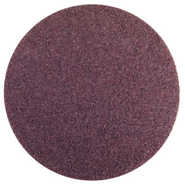 Norton Abrasives Hook-and-Loop Surface Conditioning Disc, 2" Dia, No Hole, Aluminum Oxide, 80 Grit, Non-Woven Type - 66261004441