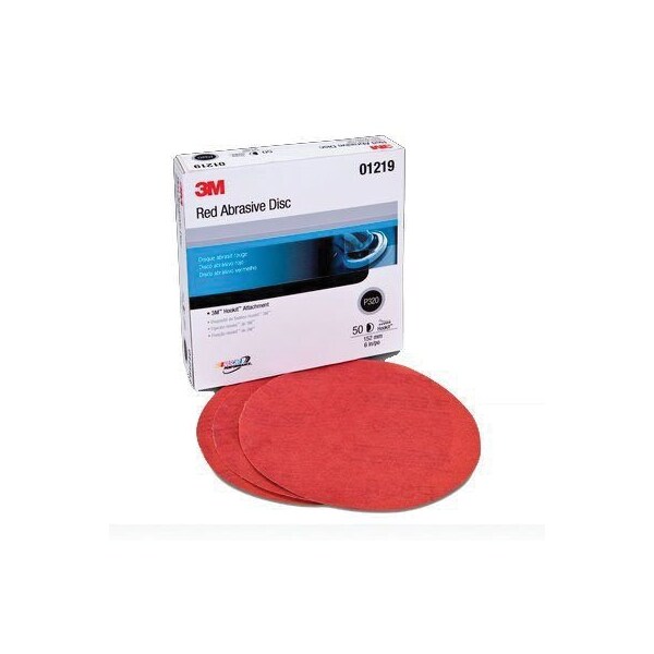 3M 01219, HOOK RED DISC, 316U, 6XNH, P320A, 50PK - 7000119782