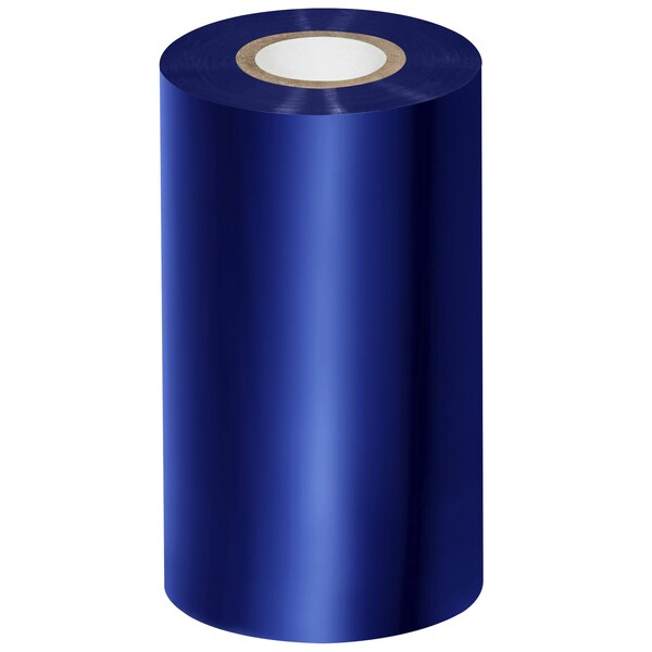Zebra 4.33in x 984ft Blue Thermal Transfer Ribbons- Wax/Resin, 6PK - THT308BL
