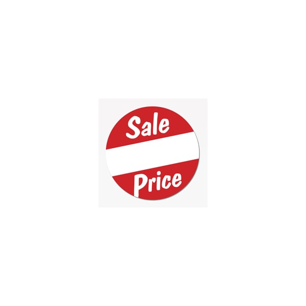 Specialty Store Services Sale Price 1 Inch Promotional Circle Label - 5236