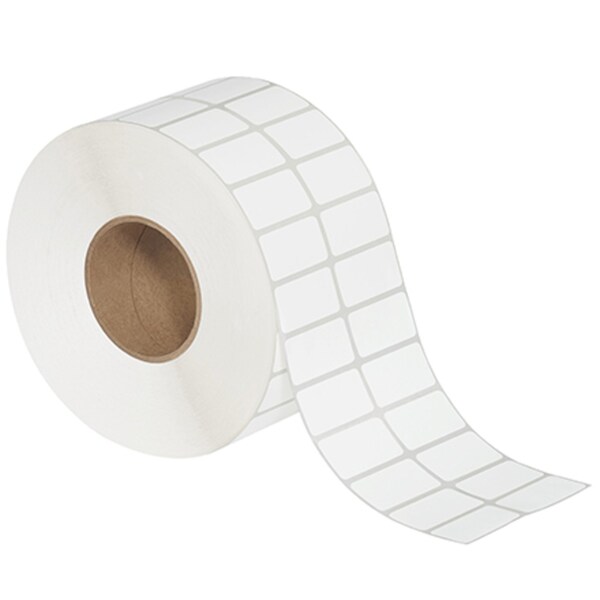 Tape Logic 1 x 1/2in White Desktop Direct 2 UP Thermal Labels, 12PK - THD414