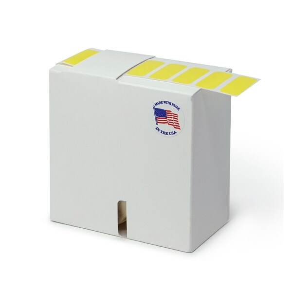 Globe Scientific Label Rolls, Cryo, 33x13mm, for 1.5/2mL Tubes, Yellow, 1000PK - LCR-33X13Y
