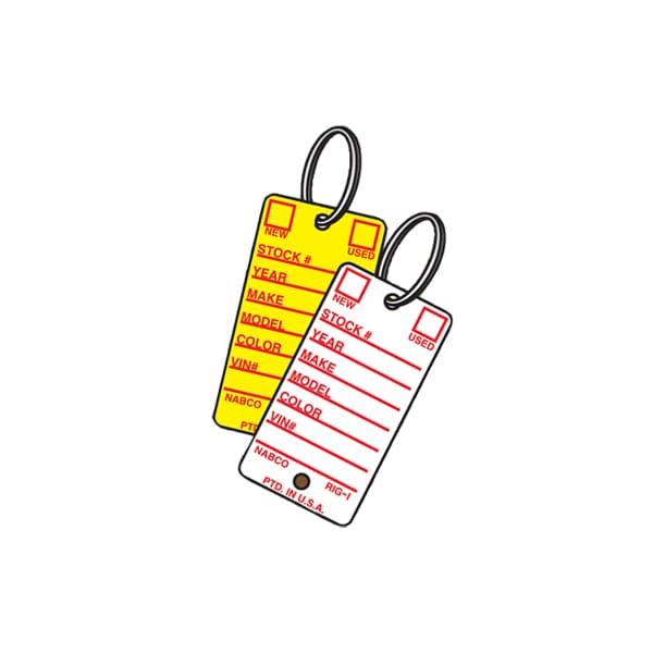 Cdd Rigid Key Tags (Box Of 500) Pk - 400