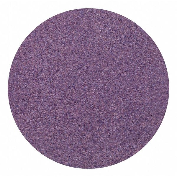 3M Cubitron Hook-and-Loop Sanding Disc, 5 in Dia, Non-Vacuum, Ceramic, 80 Grit, Coated Type, 775L - 7100046325