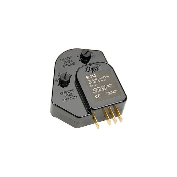 Piezas de unidad sellada Co. Supco Control de Descongelamiento Ajustable 115 V, 1/3 hp, 10 Amp - EDT10