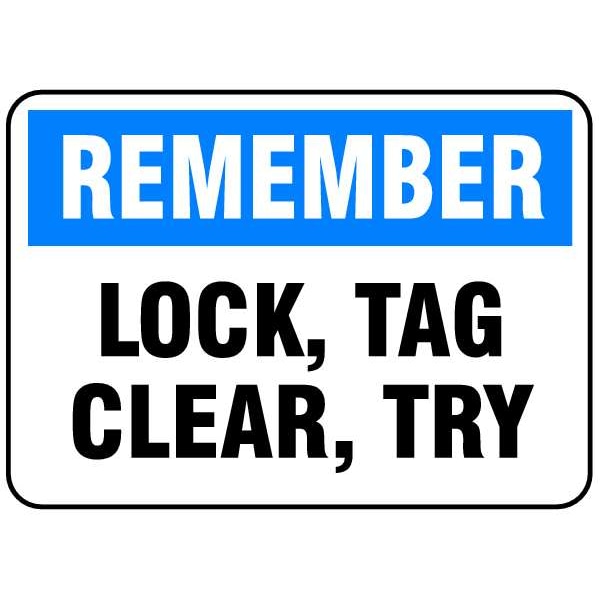 Brady Reminder Label, 3-1/2 In. H, 5 In. W, PK25 - 17737LS