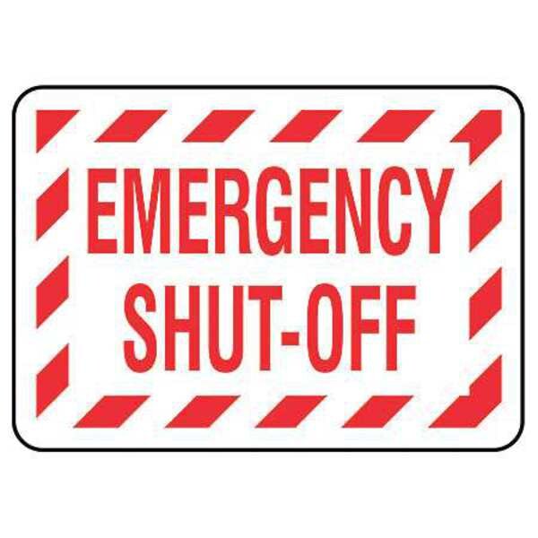 Brady Safety Label, 3-1/2 In. H, 5 In. W, PK25 - 18592LS