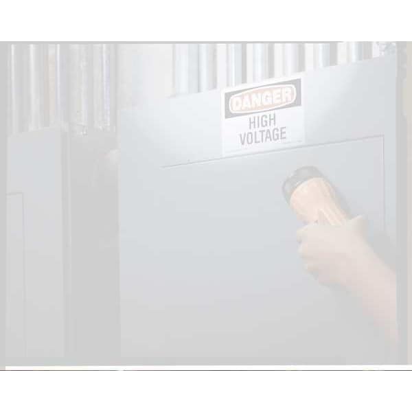 Brady Danger Label, 3-1/2 In. H, 5 In. W, PK8, 27407LS - 27407LS