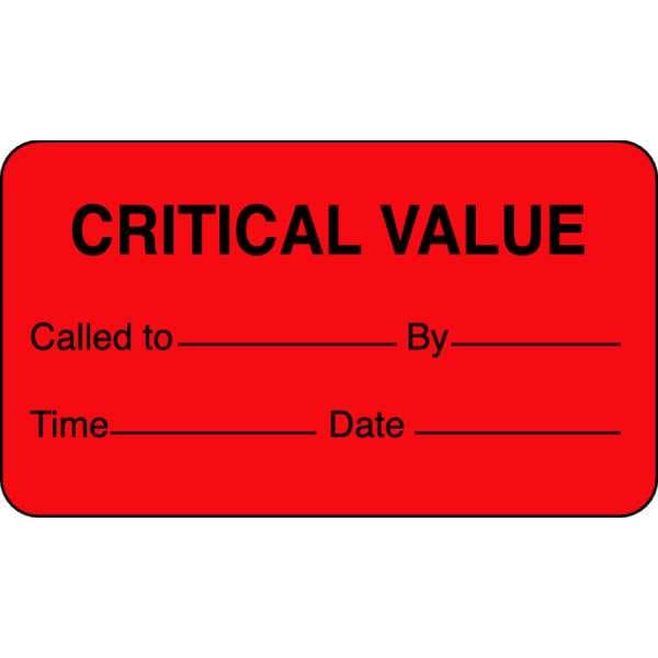 Roll Products Label, 1-3/4 In. W, PK1000 - 141487