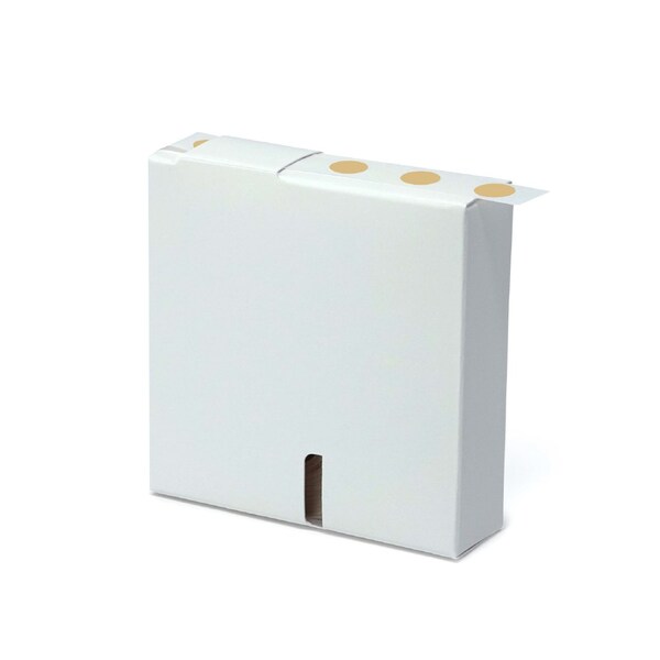 Globe Scientific Label Rolls, Cryo, 13mm Dots, for 1.5-2mL Tubes, Coffee, 1000PK - LCR-13C