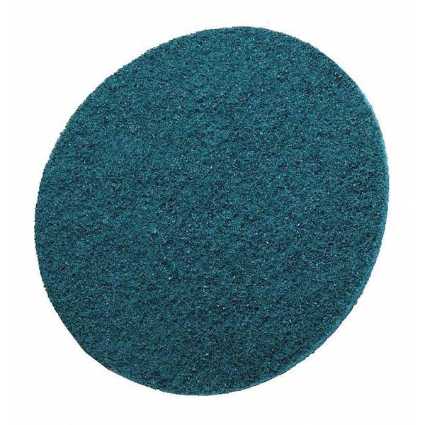 Scotch-Brite Hook-and-Loop Surface Conditioning Disc, 8" Dia, No Hole, Aluminum Oxide, Not Applicable Grit - 7100086107