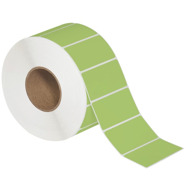 Tape Logic 4 x 2in Green Thermal Transfer Labels - THL137GN