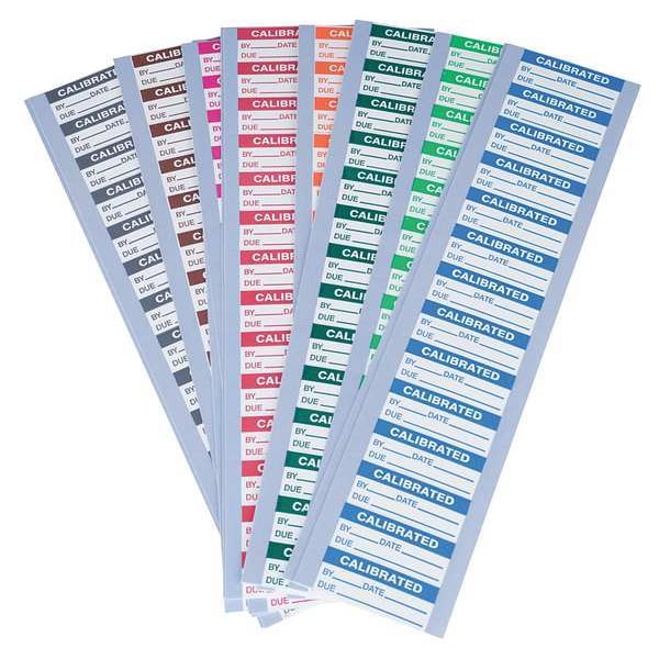 Stranco Inspection Label, English, 5/8in H, PK182 - TC-COLOR-PACK