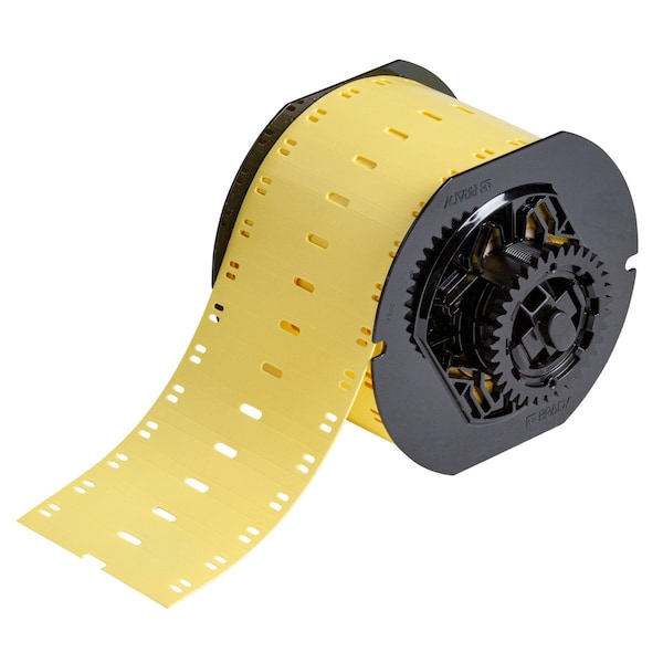 Brady Cable Tags 0.39in H x 2.95in W Thermoplastic Polyether Polyurethane Yellow 750/RL - B33-75X10-7643-YL