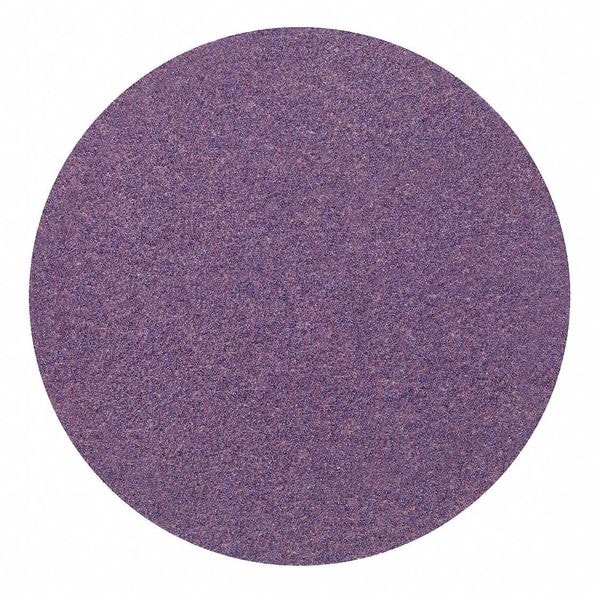 3M Cubitron Hook-and-Loop Sanding Disc, 6 in Dia, Non-Vacuum, Ceramic, 220 Grit, Coated Type, 732U - 7100075213