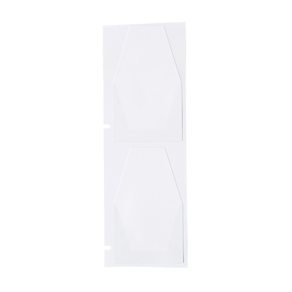 Brady A55 QuickFlag Tapered Wire and Cable Flag Labels 2.5 in H x 1.5 in W RL/2200 - A55-19-483