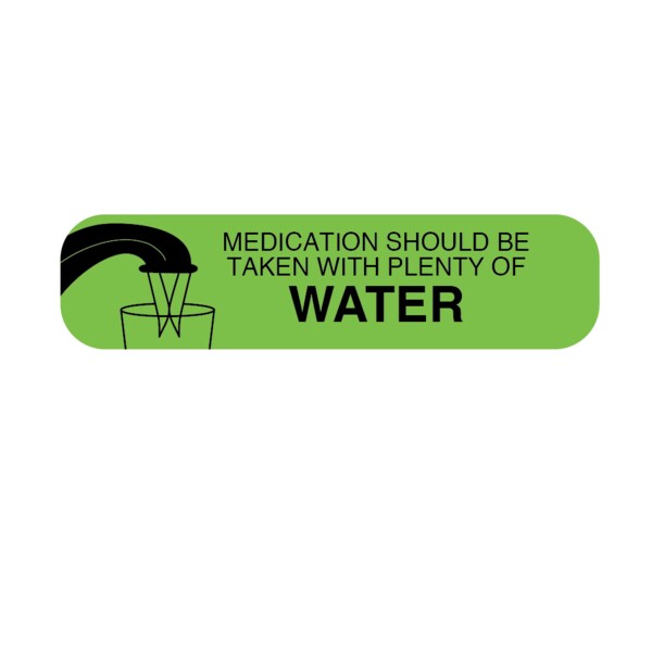 Nevs Medication Should Be Taken With 3/8" x 1-1/2" - PAUX-69
