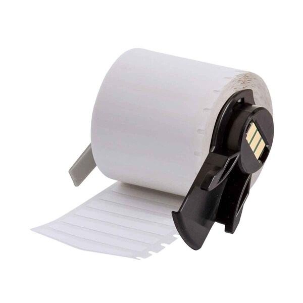 Brady Label, 1 29/32 in W, White - M6-81-499