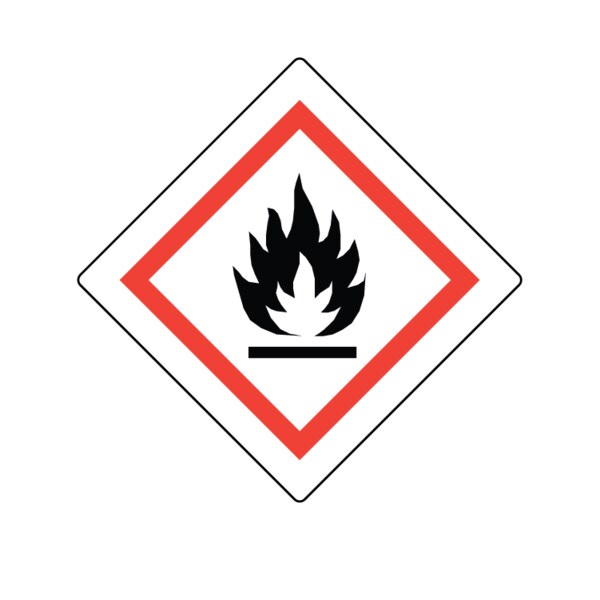 Nevs GHS Pictogram Label - Flammable 4" x 4" - GHS-44-FL
