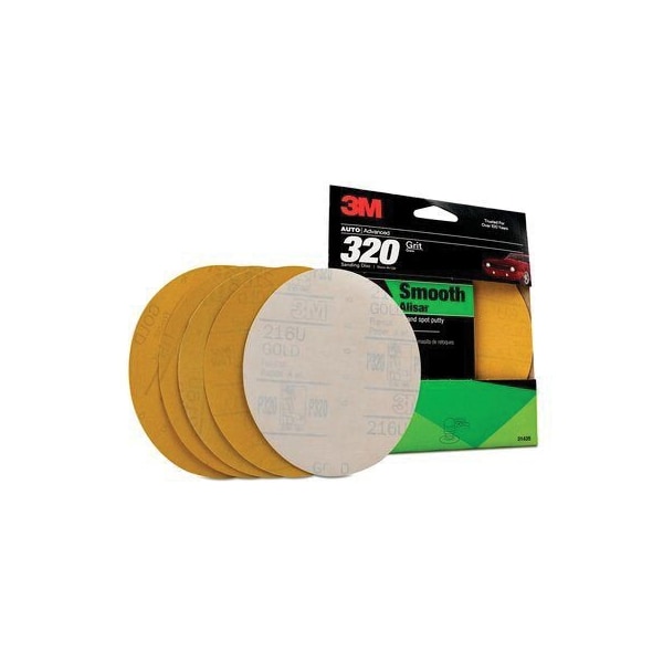 3M 3M Sanding Disc with Stikit Attachment, 31435, 6 inch, 320 grit, 5PK - 7010363419