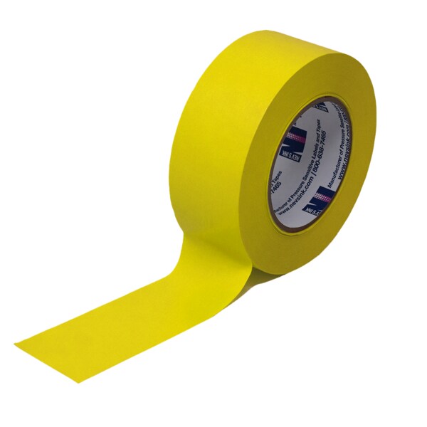 Nevs 2" wide x 60yd Yellow Labeling Tape - T-200-YELLOW
