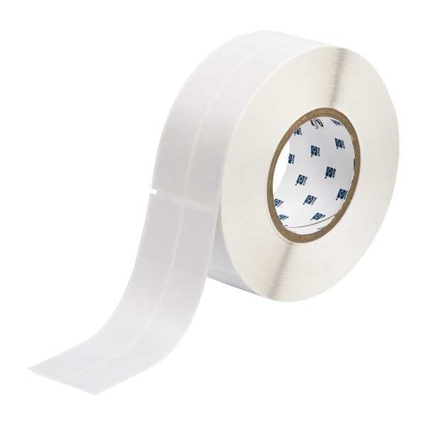 Brady Thermal Transfer Label, White/Translucent, Labels/Roll: 500 - THT-82-427-0.5