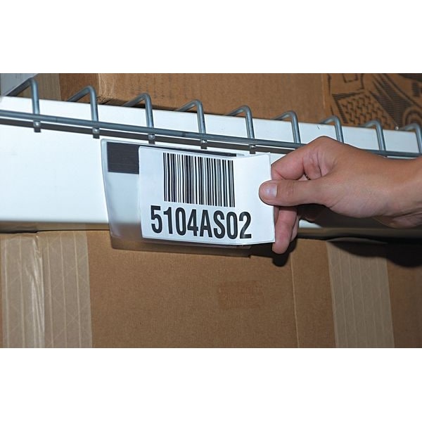 Superscan Label Holder, Vinyl, 2x3 1/2, PK50 - SSM-32