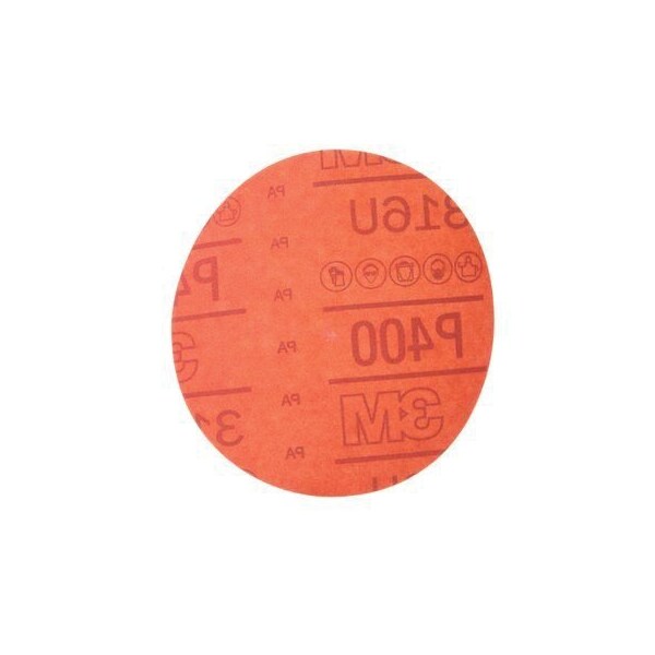 3M 3M Red Abrasive Hookit Disc, 01294, 5 in P400, 50PK - 7000119858