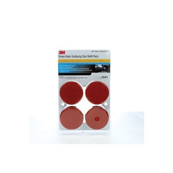 3M 3M Roloc Brake Rotor Surface Conditioning Disc Refill Pack, 01411, PK/12, 12PK - 7000120356