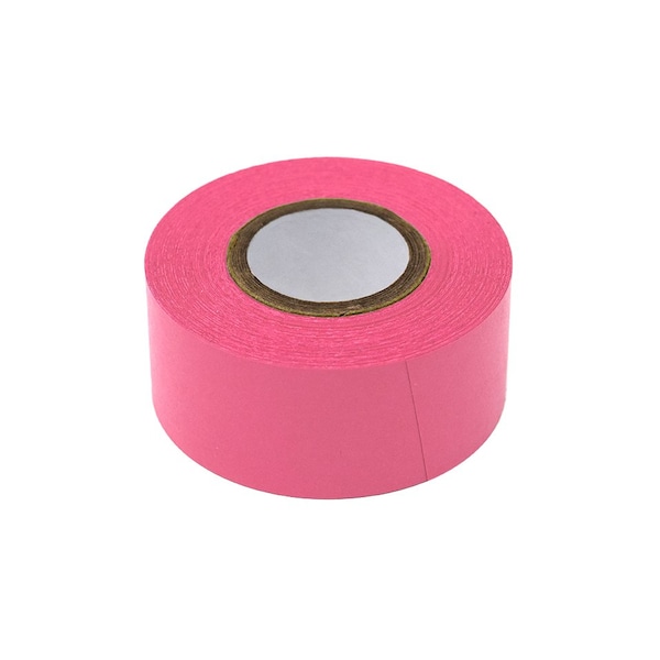 Globe Scientific Labeling Tape, 1"x500", Assorted Colors (2 green, 2 pink, 2 red, 2 yellow, 2 white, 1 blue, 1 orange), 12PK - LT-1X500RW