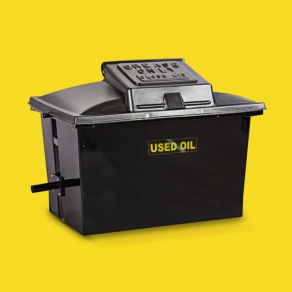 Fuel Stickers Used Oil Stickers, Waste Oil Label for Storage Tank, Drum and More, Hvy-Dty, 6''x2'', 20PK - Z-262UOL-20PK