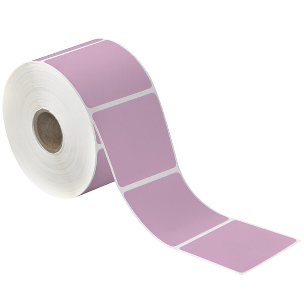 Tape Logic 2 1/4 x 2in Pink Desktop Direct Thermal Label, 12PK - THD391
