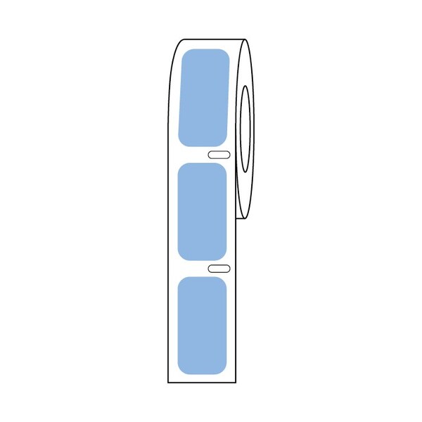 Globe Scientific Label Roll, Cryo, Direct Thermal, 27x13mm, for Cryogenic Vials, Green, 1000PK - LTC-27X13G