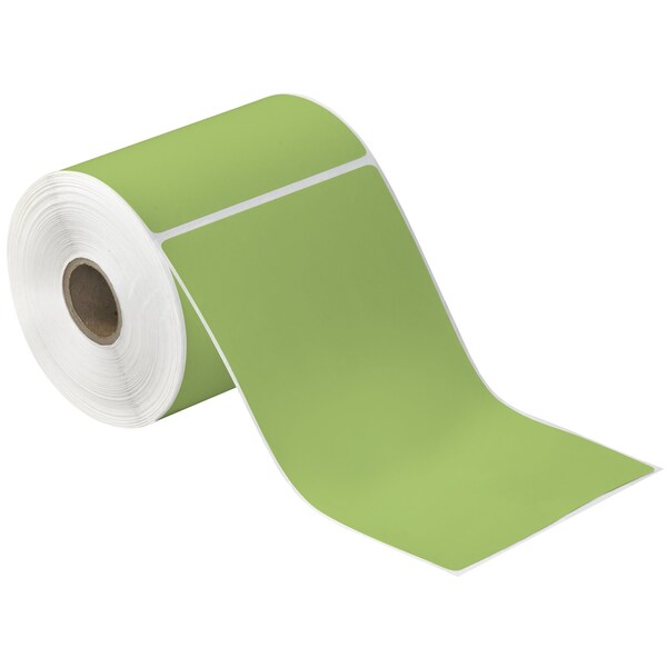Tape Logic 4 x 6 1/2in Green Desktop Direct Thermal Label, 12PK - THD368