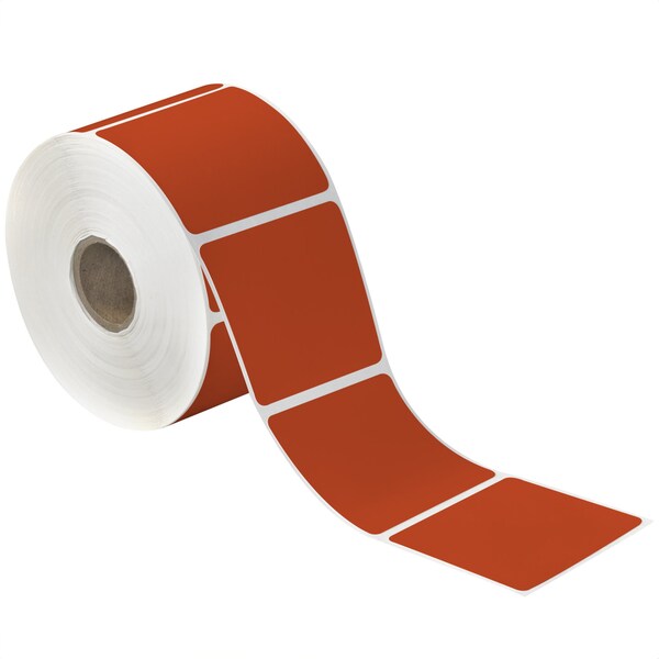 Tape Logic 2 1/4 x 2in Red Desktop Direct Thermal Label, 12PK - THD306