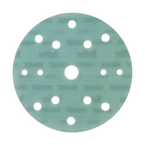 Eagle Abrasives 6IN DRY Super Buflex Discs w/15 holes - Green, K-20005, 25PK - 193-1565