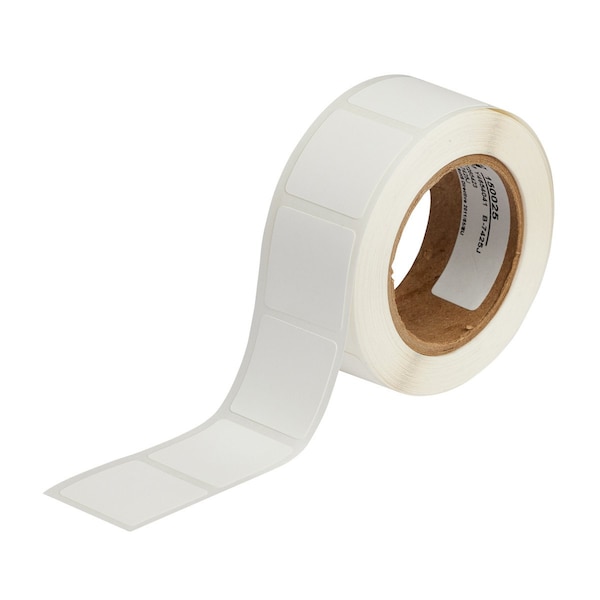 Brady Chemical Resistant Cryogenic Polypropylene Continuous Labels for 3in Core InkJet Printers-1in x 1in - JP-179-7425J