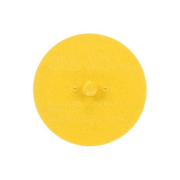 3M Scotch-Brite Roloc Bristle Disc 07527, 3 in x 5/8 Tapered MED, 4 bxs pr cs, 10PK - 7100138170