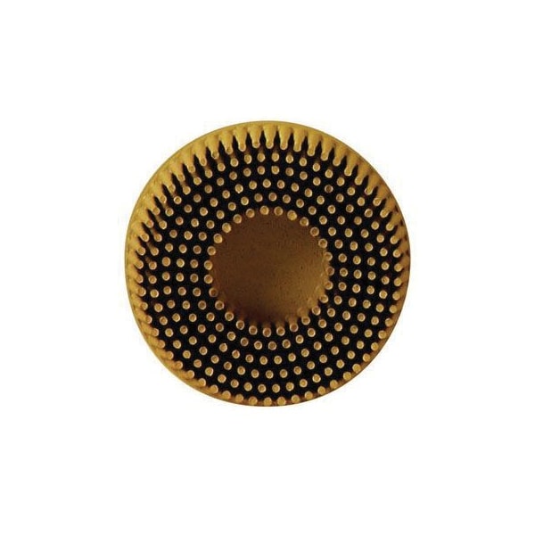 3M Scotch-Brite Roloc Bristle Disc 07525, 2 in x 5/8 Tapered MED, 4 bxs pr cs, 10PK - 7100138284
