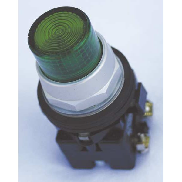 Botón de empuje iluminado Eaton, 30 mm, 1NC, verde - HT8GBGBF3