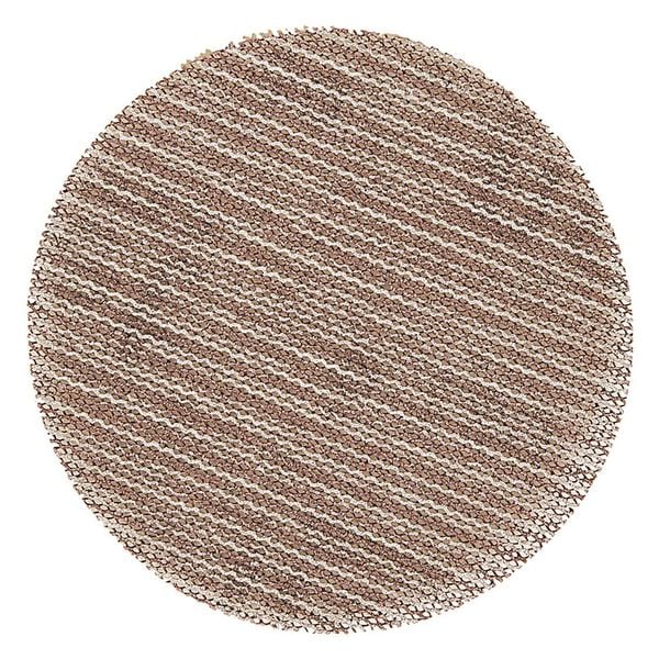 Mirka Mesh Grip, Disc, 3", P320 Grit, PK50, 3" Dia, No Hole, Aluminum Oxide, 320 Grit, Closed Coat Type - AE-203-320