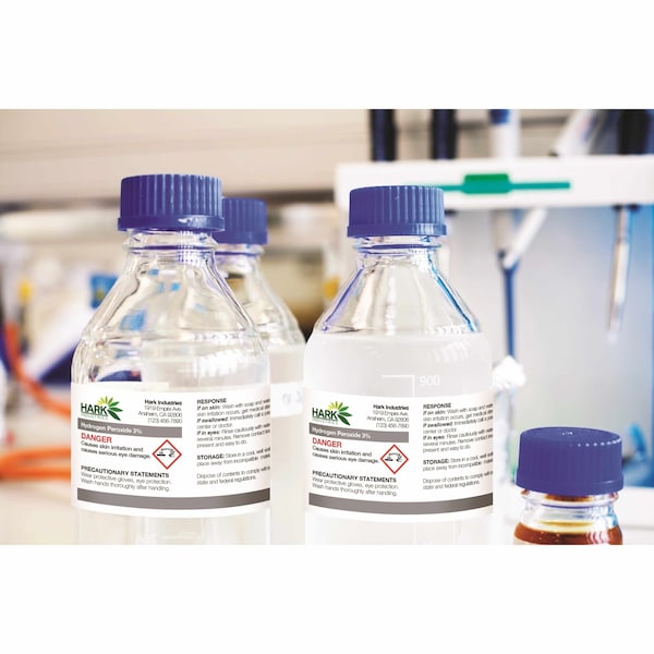 Avery 2" x 4" GHS Chemical Labels for Inkjet Printers, 500 labels/50-sheets - 7278260525