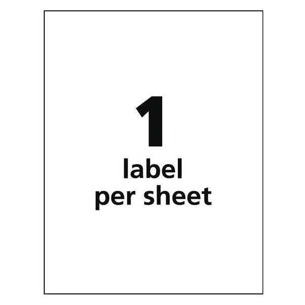 Avery 2" x 4" GHS Chemical Labels for Inkjet Printers, 500 labels/50-sheets - 7278260525