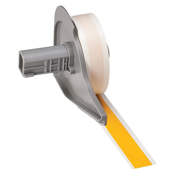 Brady Label, 1/2 in W, Outdoor, Yellow - M7C-500-595-YL