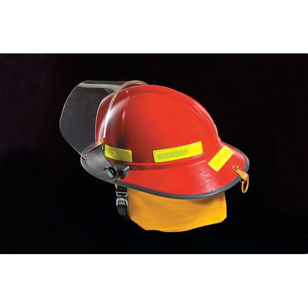 Accuform Hard Hat Label, 1 In. H, 4 In. W, PK16, Legend Style: Blank - LHR104RD