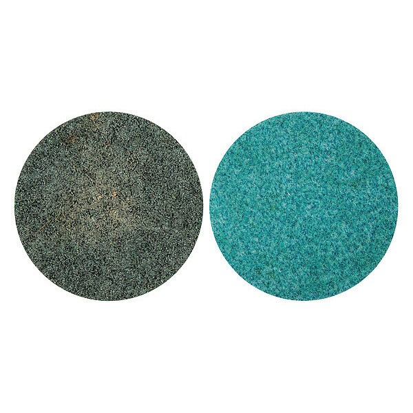 Norton Abrasives Hook-and-Loop Surface Conditioning Disc, 5" Dia, Non-Vacuum, Ceramic Alumina, 100 Grit - 66261170181