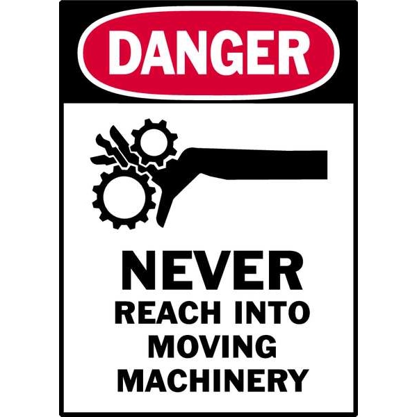 Brady Equipment Label, 5 In. W, PK5, 86262 - 86262
