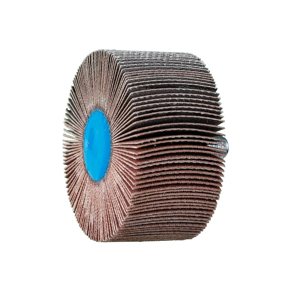 Pferd 2" x 1" Quick Change Flap Wheel - 1/4-20 Thread - Aluminum Oxide - 240 Grit - 45374